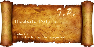 Theobald Polina névjegykártya